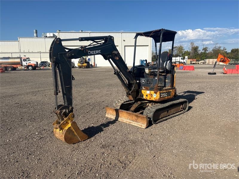Mini-pelle John Deere 26G — occasion 2016, 1 599 h