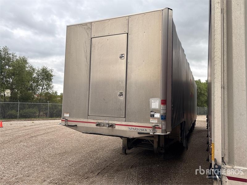 Remorque PLSC MAC 53 ft T/A Spread Axle Step Deck Curtain Side Trail — occasion 2024