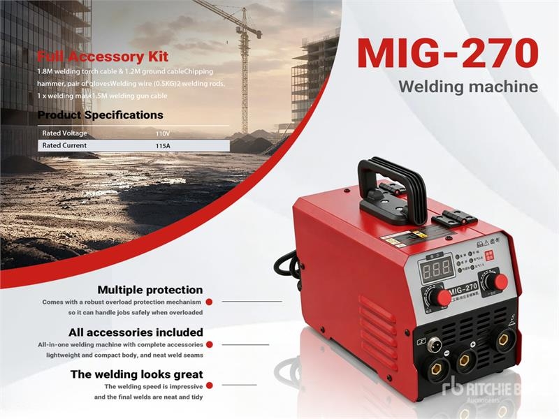 MIG-270 115 A MIG Electric Welder (Unused)