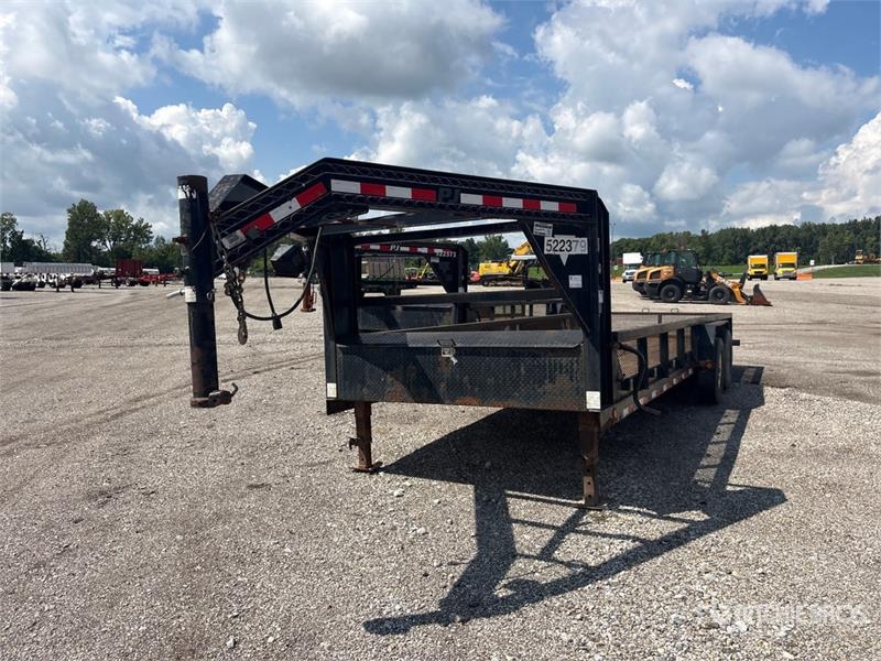 PJ 14000 lb 24 ft T/A Gooseneck Equipment Trailer