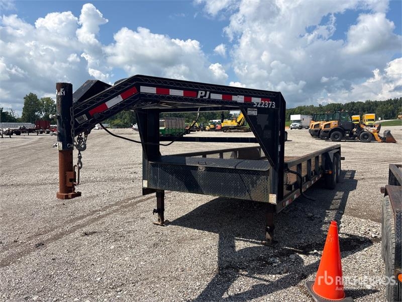PJ 14000 lb 24 ft T/A Gooseneck Equipment Trailer