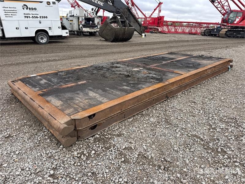 Quantity of (2) 8 ft x 20 ft 4 in Crane Mats
