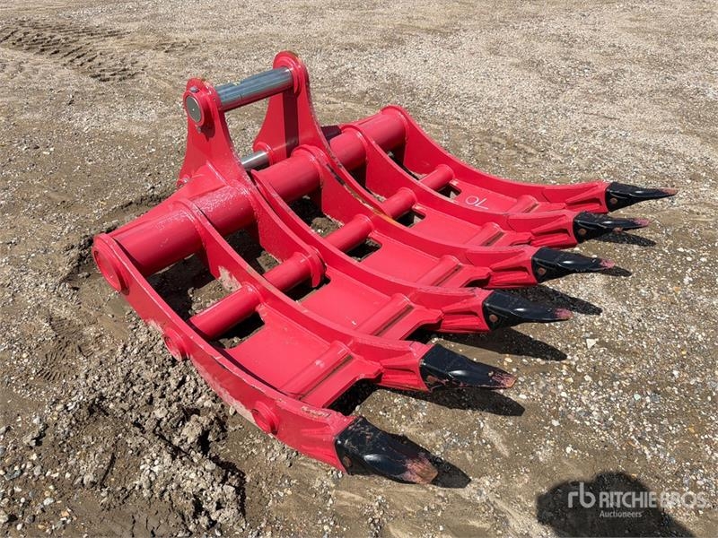 Raytree RER336-65 65 in Excavator Rake - Fits CAT