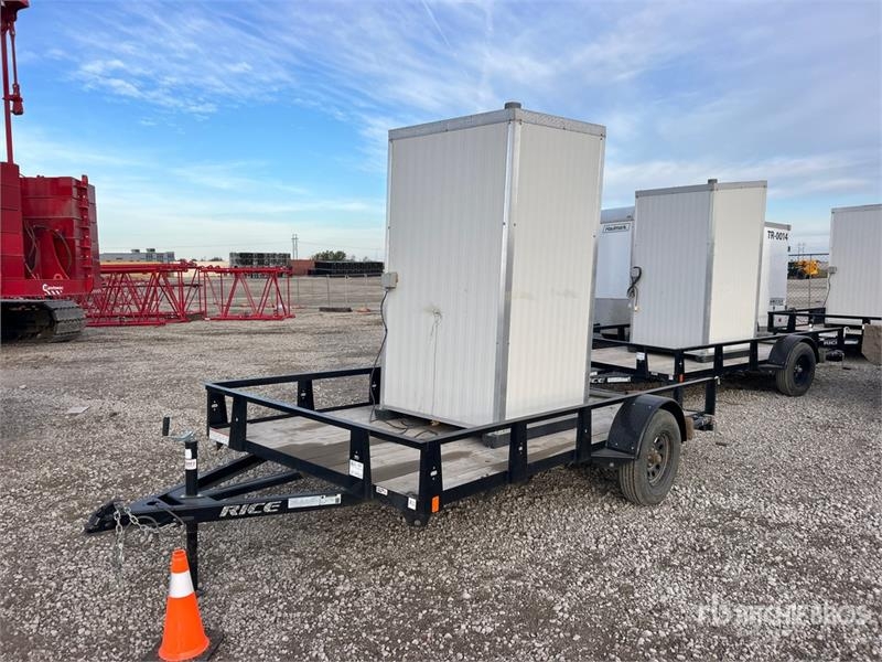 Remorque Utility Rice RS7612 12 ft S/A w/Portable Toilet — occasion 2025
