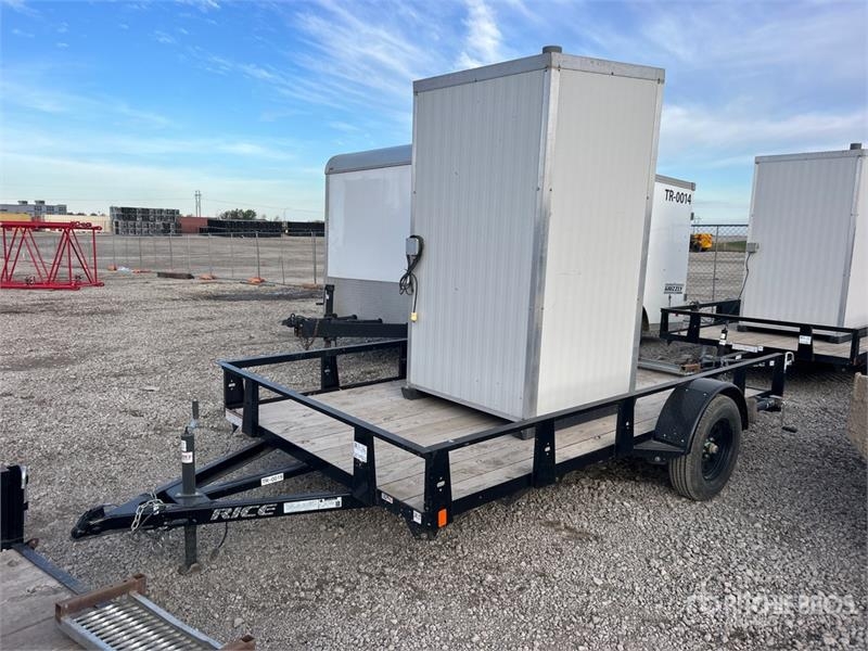 Remorque Utility Rice RS7612 12 ft S/A w/Portable Toilet — occasion 2025