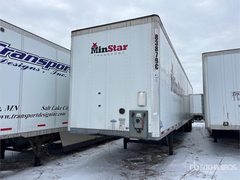 Vanguard 53 ft x 102 in T/A Van Trailer