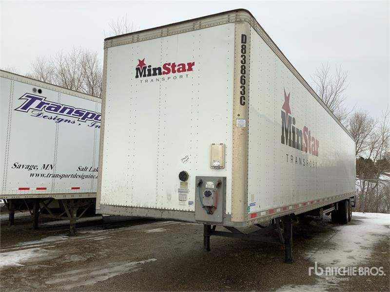 Vanguard 53 ft x 102 in T/A Van Trailer