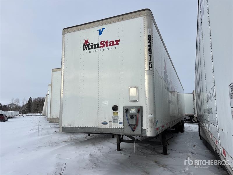 Vanguard 53 ft x 102 in T/A Van Trailer