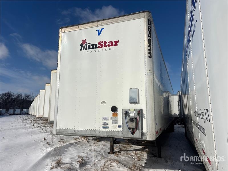 Vanguard 53 ft x 102 in T/A Van Trailer