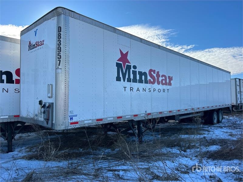 Vanguard 53 ft x 102 in T/A Van Trailer