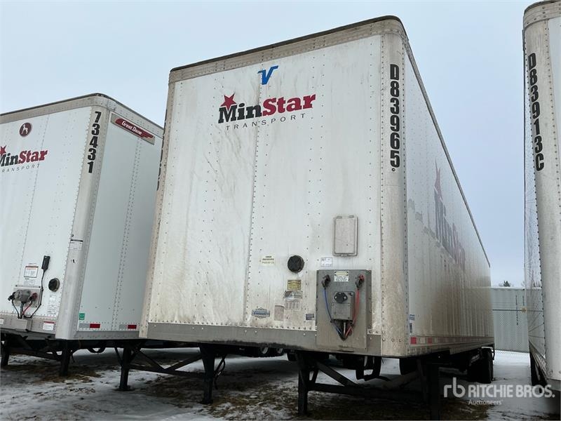 Vanguard 53 ft x 102 in T/A Van Trailer