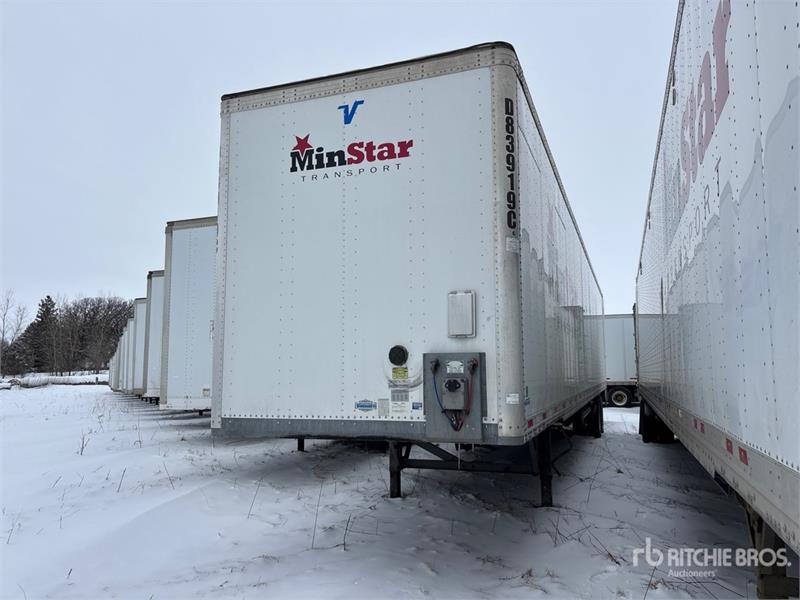 Vanguard 53 ft x 102 in T/A Van Trailer