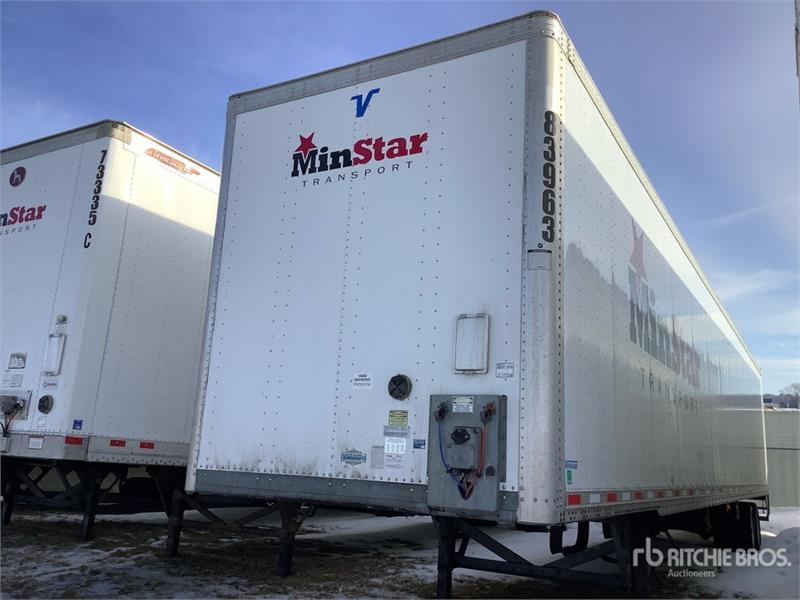 Vanguard 53 ft x 102 in T/A Van Trailer