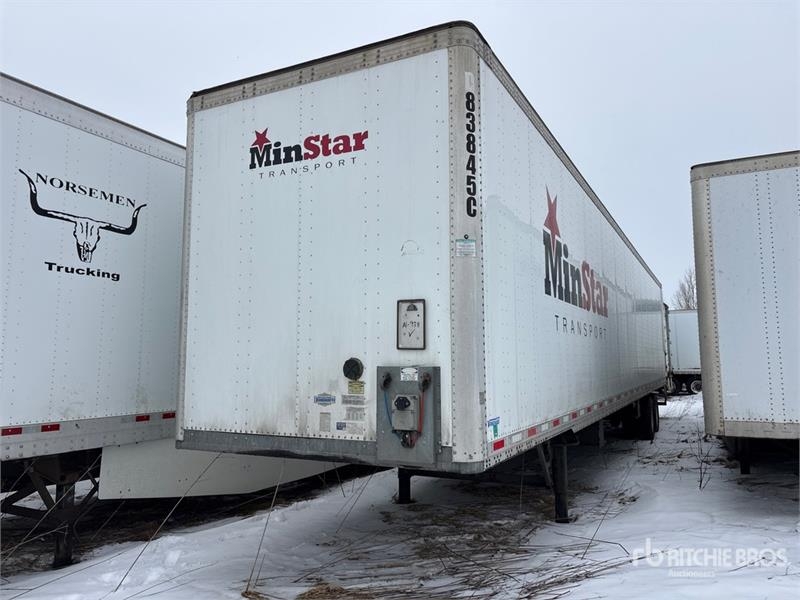 Vanguard 53 ft x 102 in T/A Van Trailer