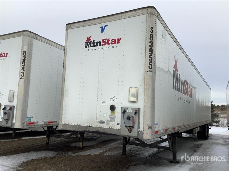 Vanguard 53 ft x 102 in T/A Van Trailer