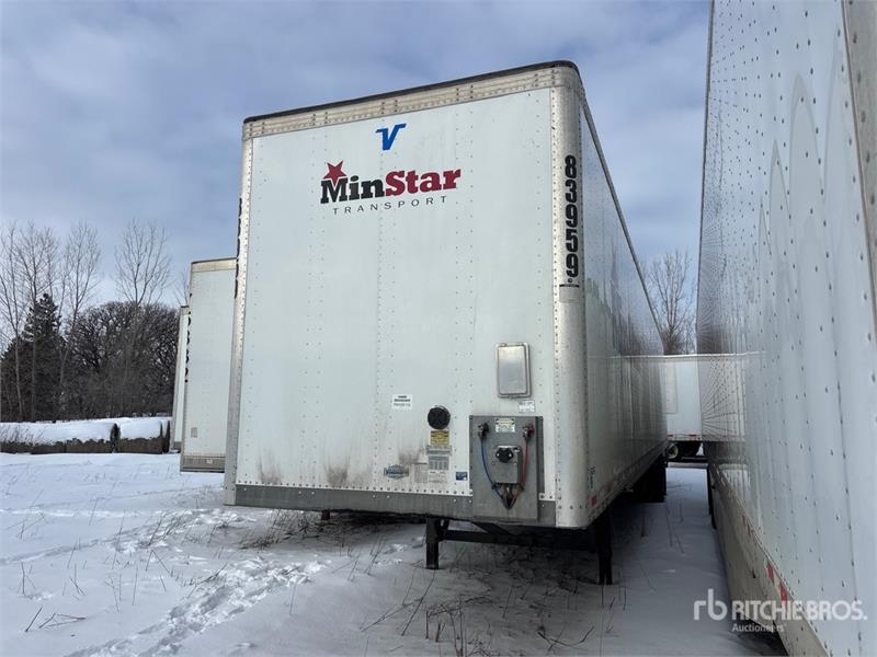 Vanguard 53 ft x 102 in T/A Van Trailer