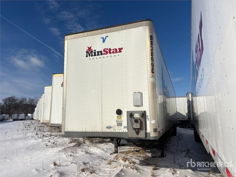 Vanguard 53 ft x 102 in T/A Van Trailer