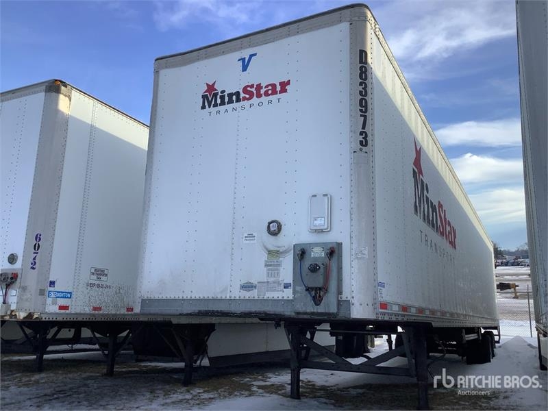 Vanguard 53 ft x 102 in T/A Van Trailer