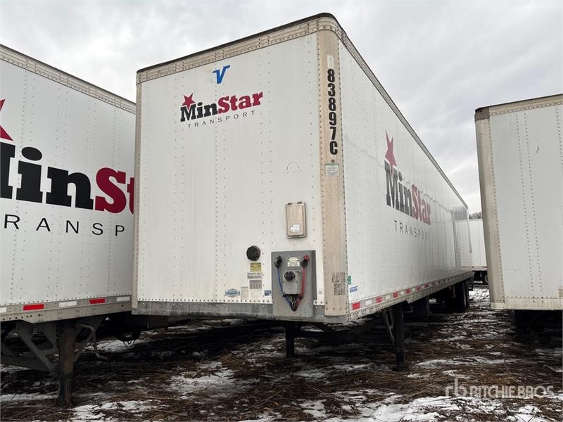 Vanguard 53 ft x 102 in T/A Van Trailer