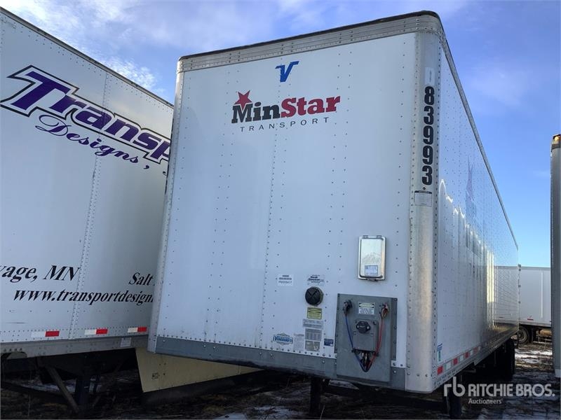 Vanguard 53 ft x 102 in T/A Van Trailer
