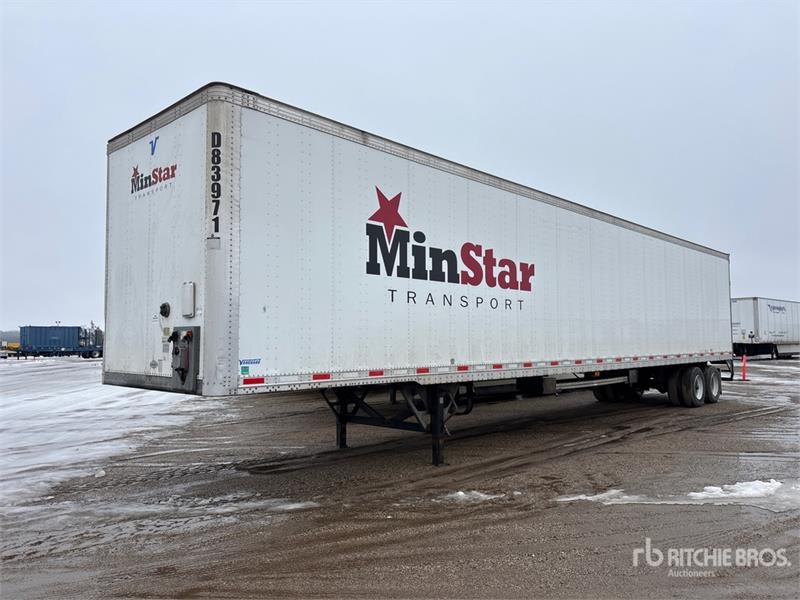 Vanguard 53 ft x 102 in T/A Van Trailer