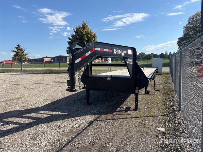 Remorque porte-engins X-ON 14000 lb 40 ft T/A Gooseneck Equipment Traile — occasion 2026