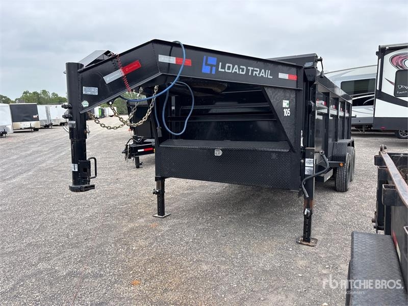 16 ft T/A Gooseneck Dump Utility Trailer