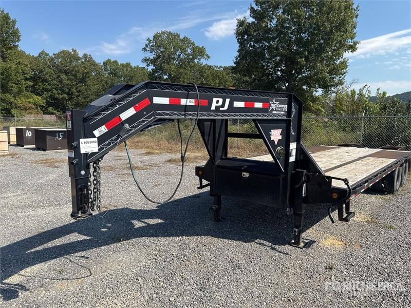 Remorque à ridelles 20000 lb 26 ft T/A Gooseneck 26 Flatbed — occasion