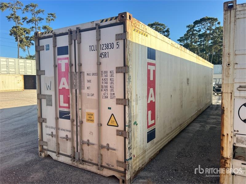 40 ft High Cube Refrigerated Storage Container (In