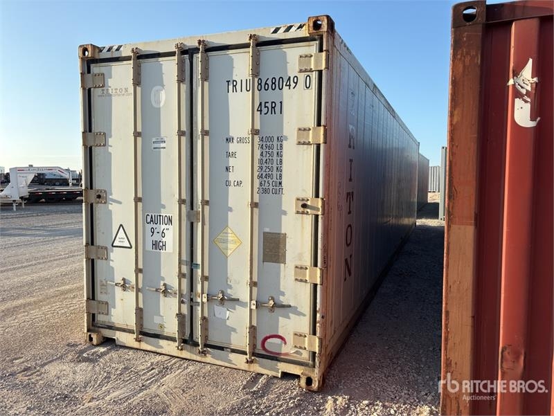 40 ft High Cube Refrigerated Storage Container (In