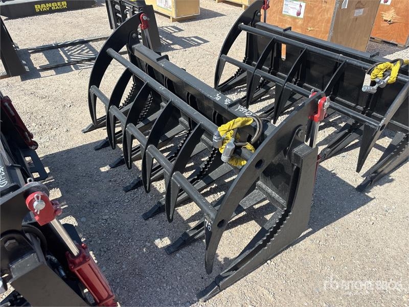 Faneur All-Star 72 in E-Series Skid Steer Root Rake (Unus — occasion