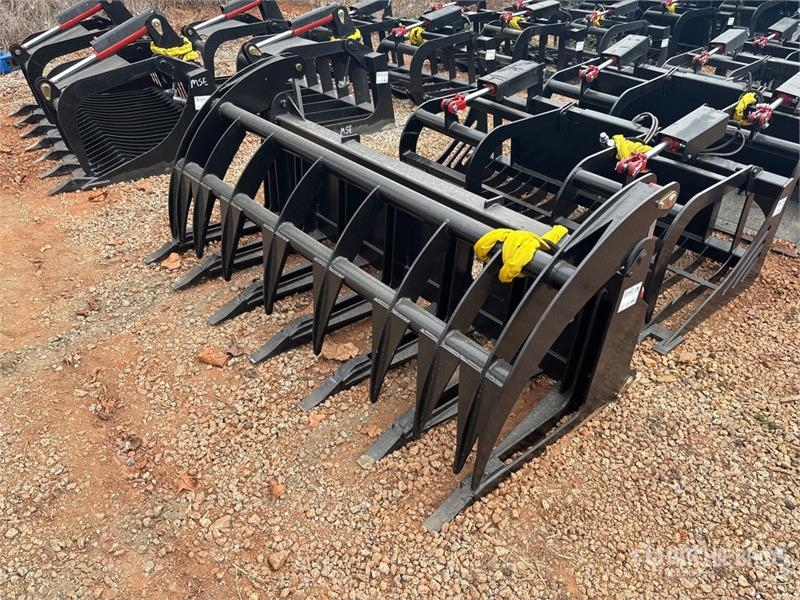 Faneur All-Star 74 in E-Series Skid Steer Root Rake — occasion