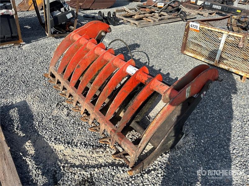 Faneur Armstrong 62 in Skid Steer Root Rake — occasion