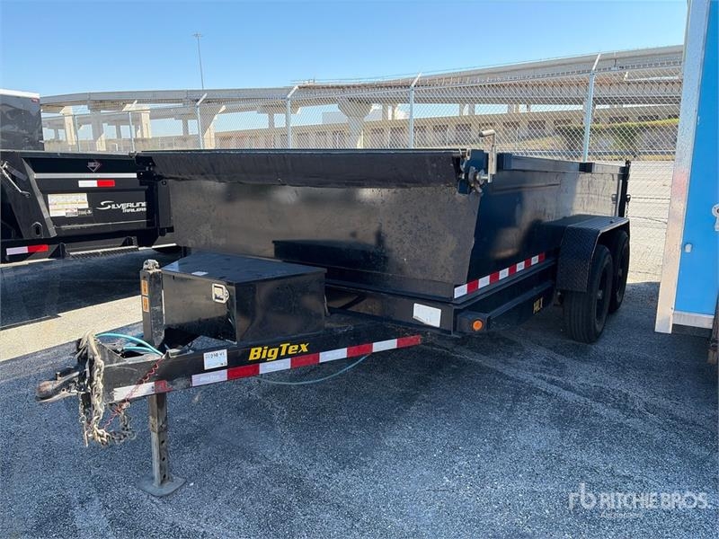 Remorque benne Utility Big Tex 14LX-14C4A-BK 14 ft T/A Dump — occasion 2025