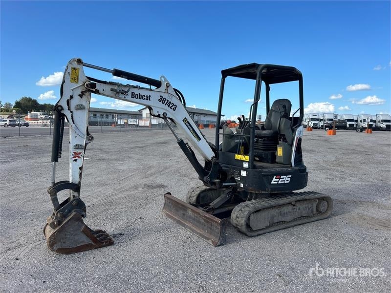 Mini-pelle Bobcat E26 — occasion 2020, 1 627 h