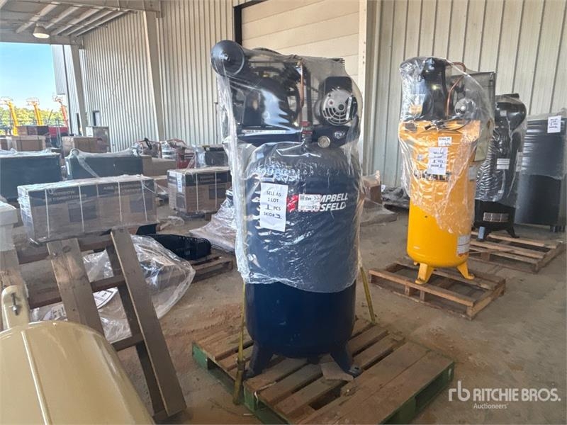 Campbell Hausfeld Skid-Mounted Electric 80 gal Air Compressor
