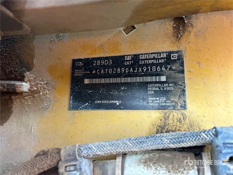Chargeuse compacte Caterpillar 289D3 — occasion 2022, 4 795 h