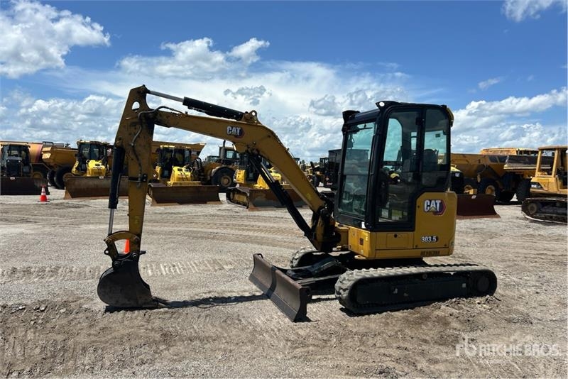 Mini-pelle Caterpillar 303.5CR — occasion 2022, 1 350 h