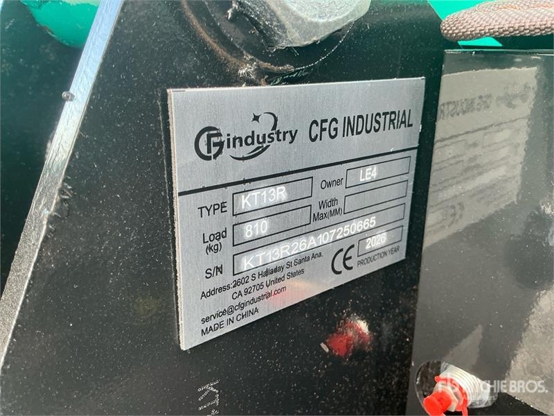 Mini-pelle CFG KT13R Mini (Unused) — occasion 2026