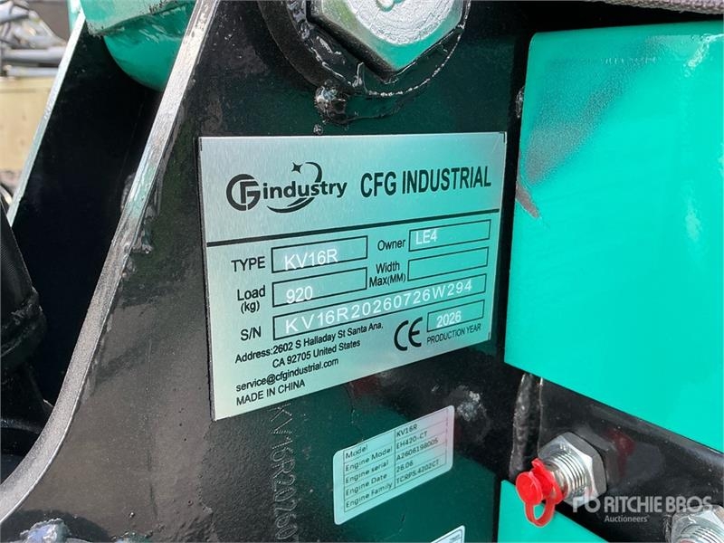 Mini-pelle CFG KV16R Mini (Unused) — occasion 2026