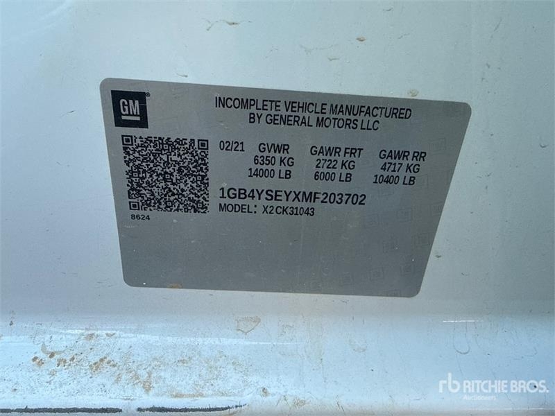 Utilitaire benne Chevrolet 3500HD HD 4x4 Crew Cab Utility — occasion 2021