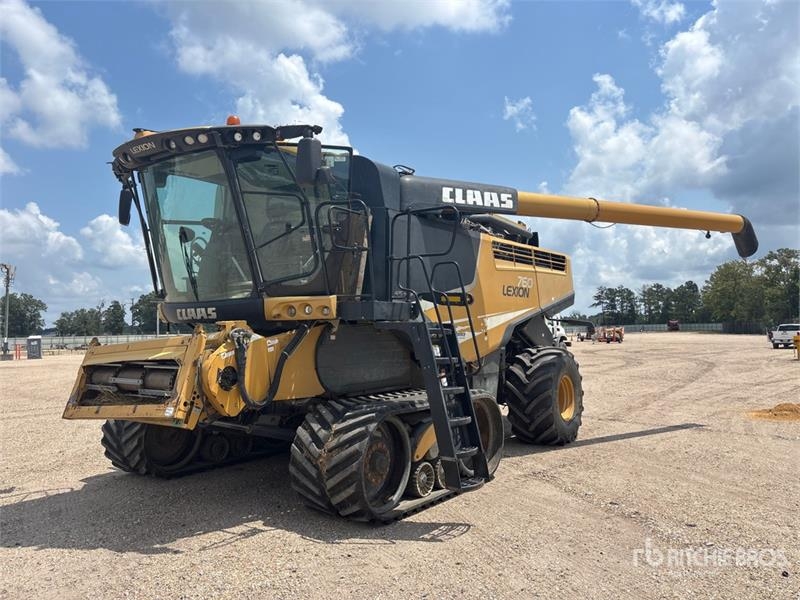 Moissonneuse-batteuse CLAAS Lexion 760 TerraTrac — occasion 2018, 2 010 h