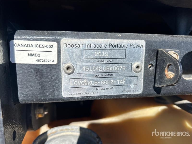 Tour d'éclairage Doosan LCV6WKUB-60HZ-T4F 6 W Light Tower — occasion 2019