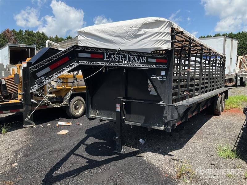 East Mfg Texas Texas 24 ft T/A Livestock Trailer