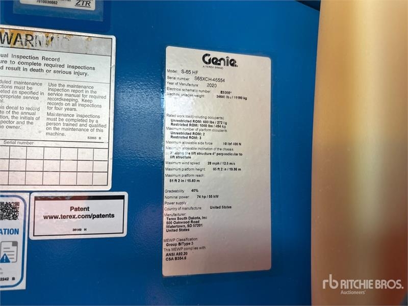 Genie S-65
