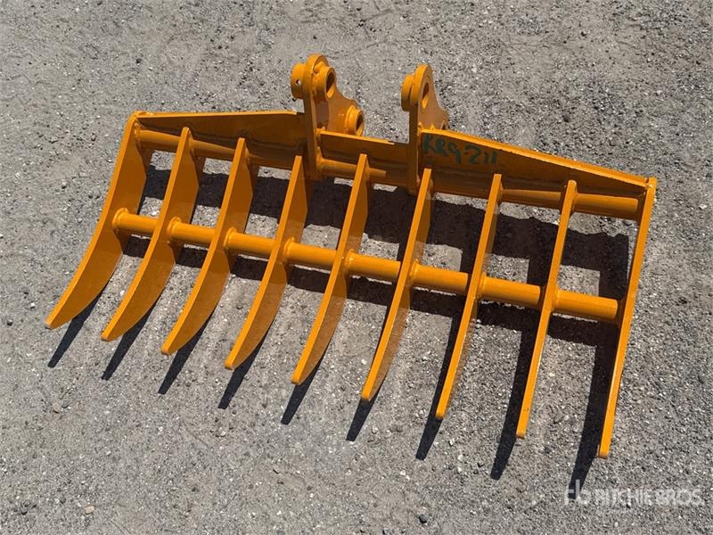 GIYI 38 in Excavator Rake - Fits Cat 303 (Unused)