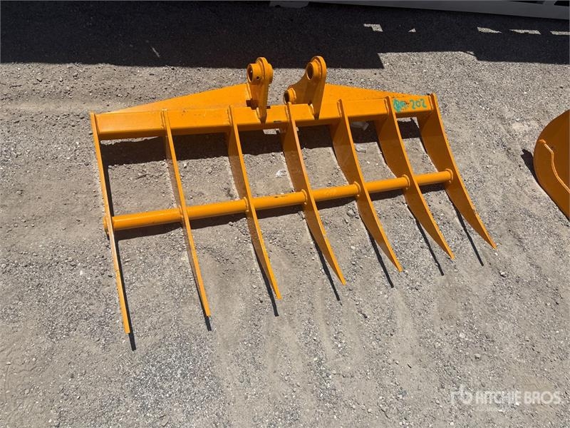 GIYI Cat 303 Excavator Rake (Unused)
