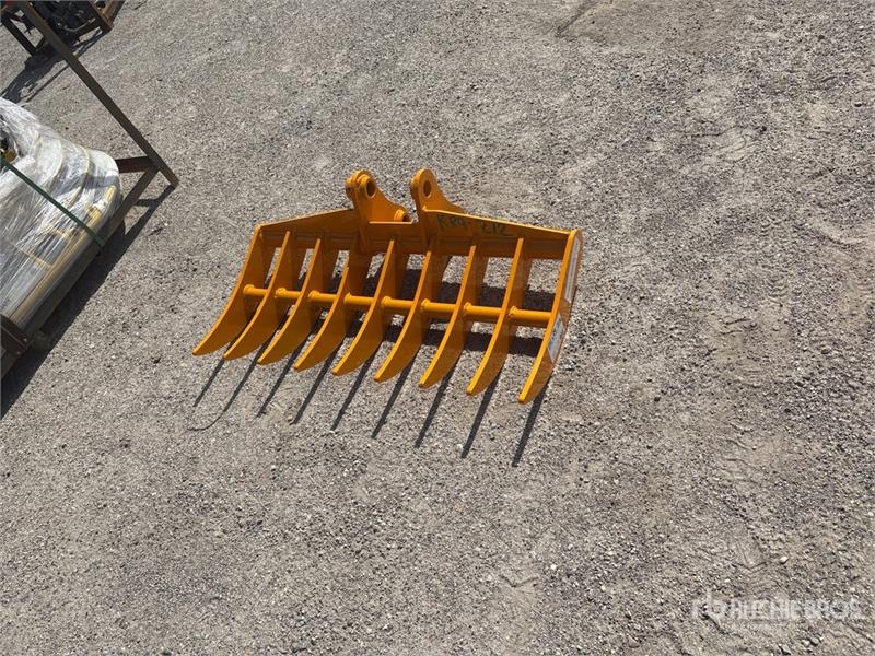 GIYI pro fit to cat 303 Excavator Rake (Unused)
