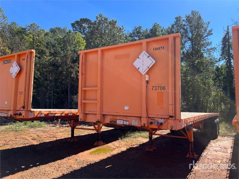 Remorque à ridelles Great Dane 40000 lb 36 ft T/A Flatbed — occasion 2018