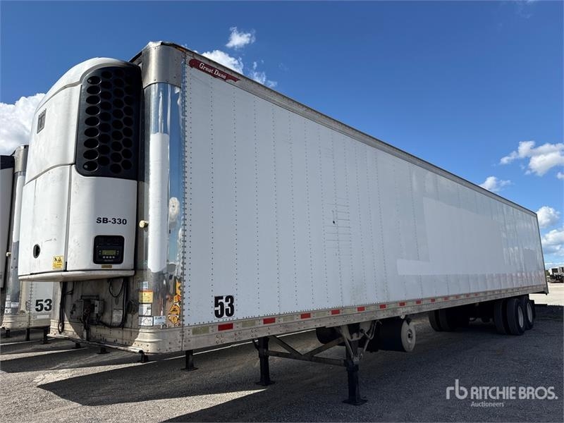 Semi-remorque frigorifique Great Dane CLR-1114-32053 53 ft x 102 in T/A Refrigerated Tra — occasion 2012, 26 658 h